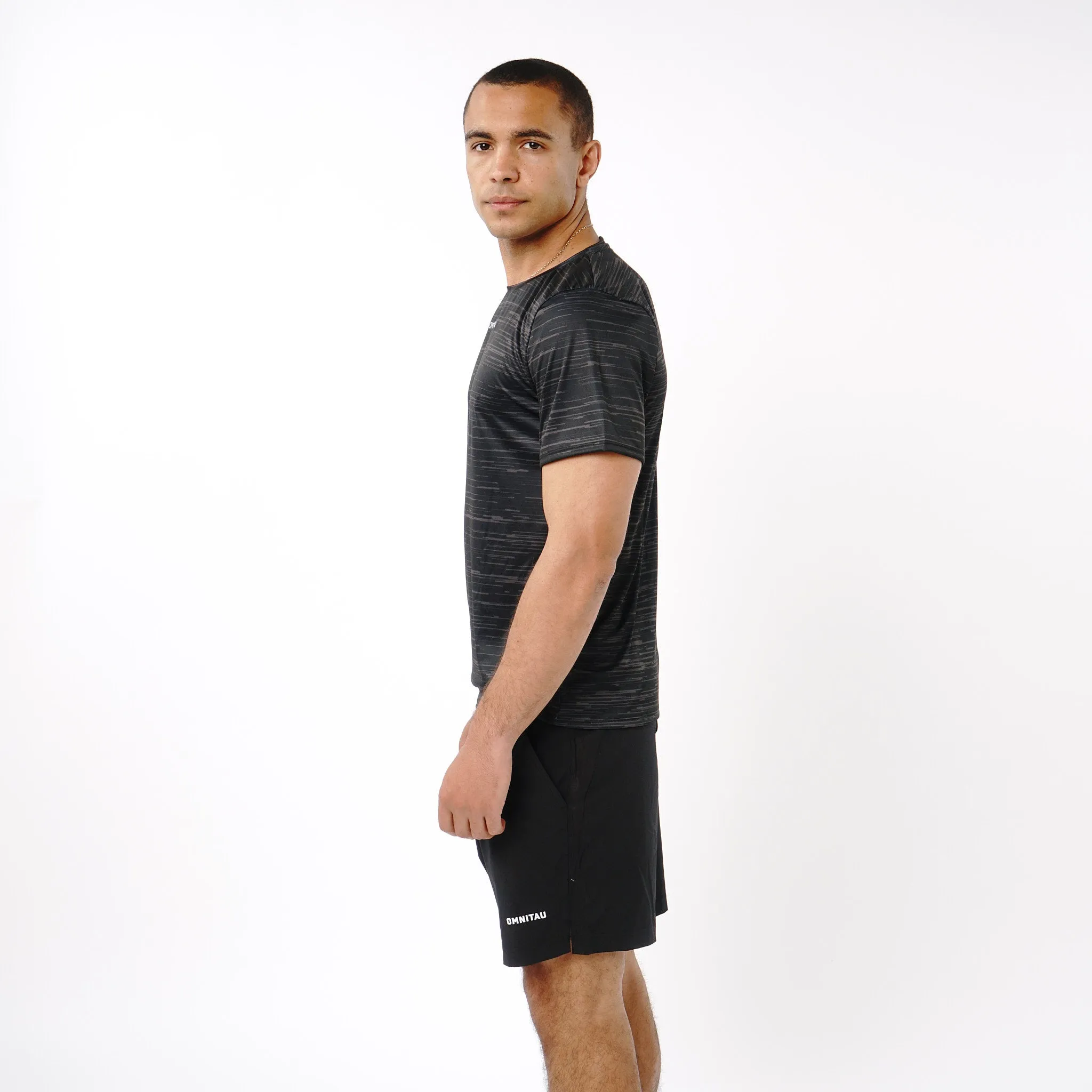 Omnitau Men's Breathable Phi Running Shorts - Black