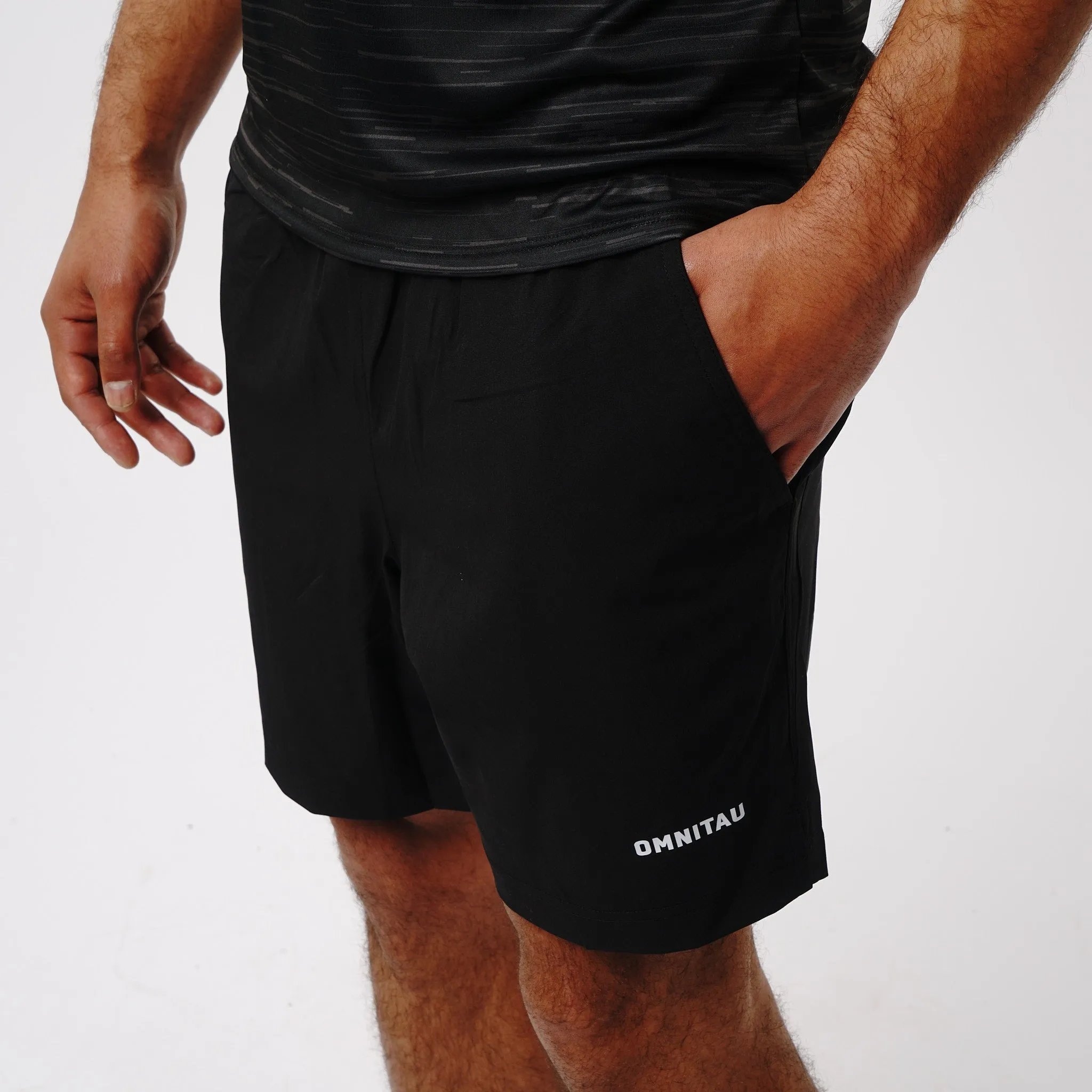 Omnitau Men's Breathable Phi Running Shorts - Black