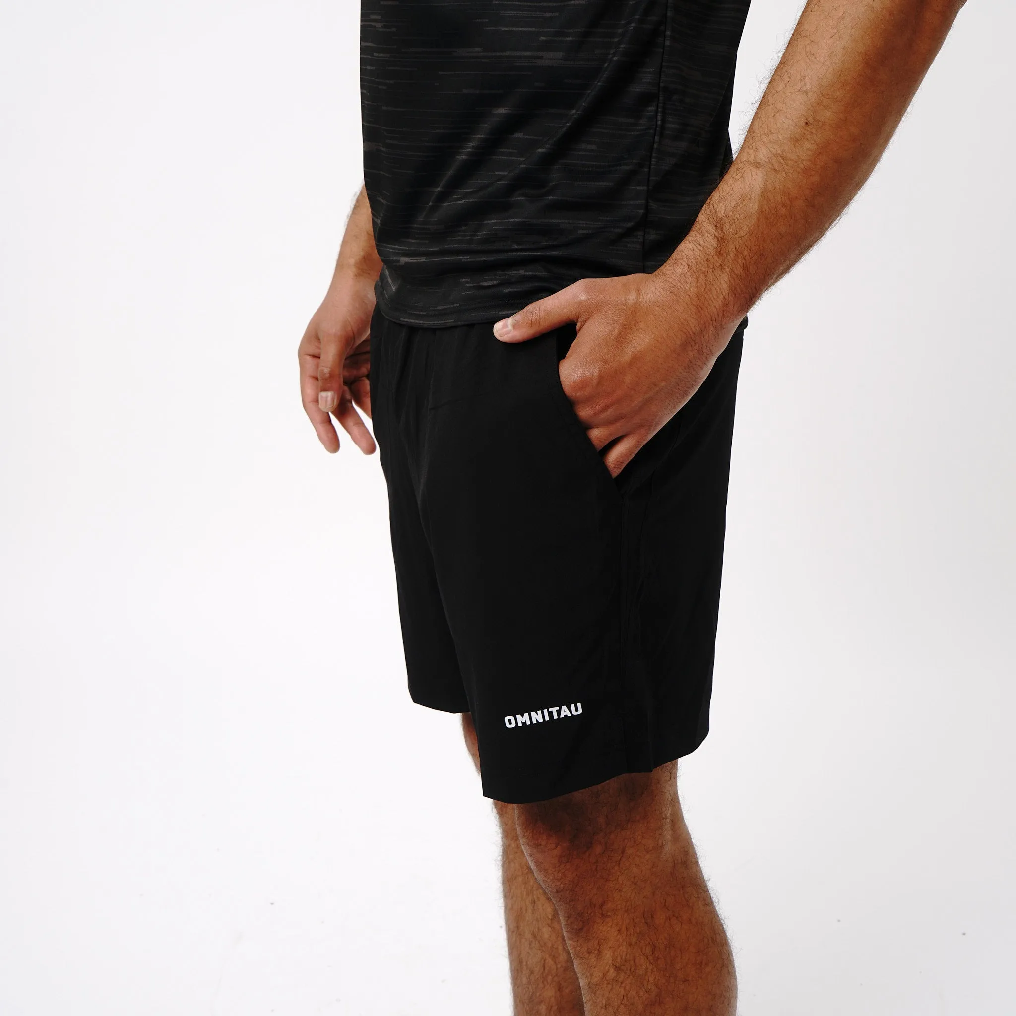 Omnitau Men's Breathable Phi Running Shorts - Black