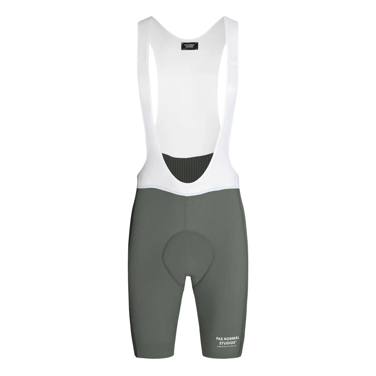 PAS NORMAL STUDIOS Solitude Bib Shorts SS24 - Dark Moss