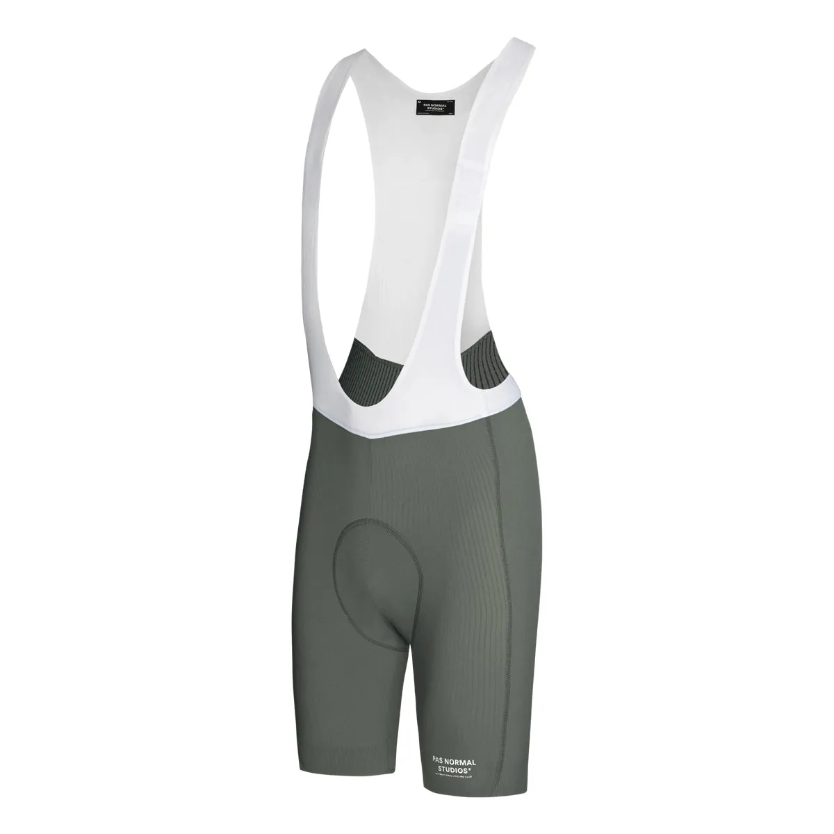 PAS NORMAL STUDIOS Solitude Bib Shorts SS24 - Dark Moss