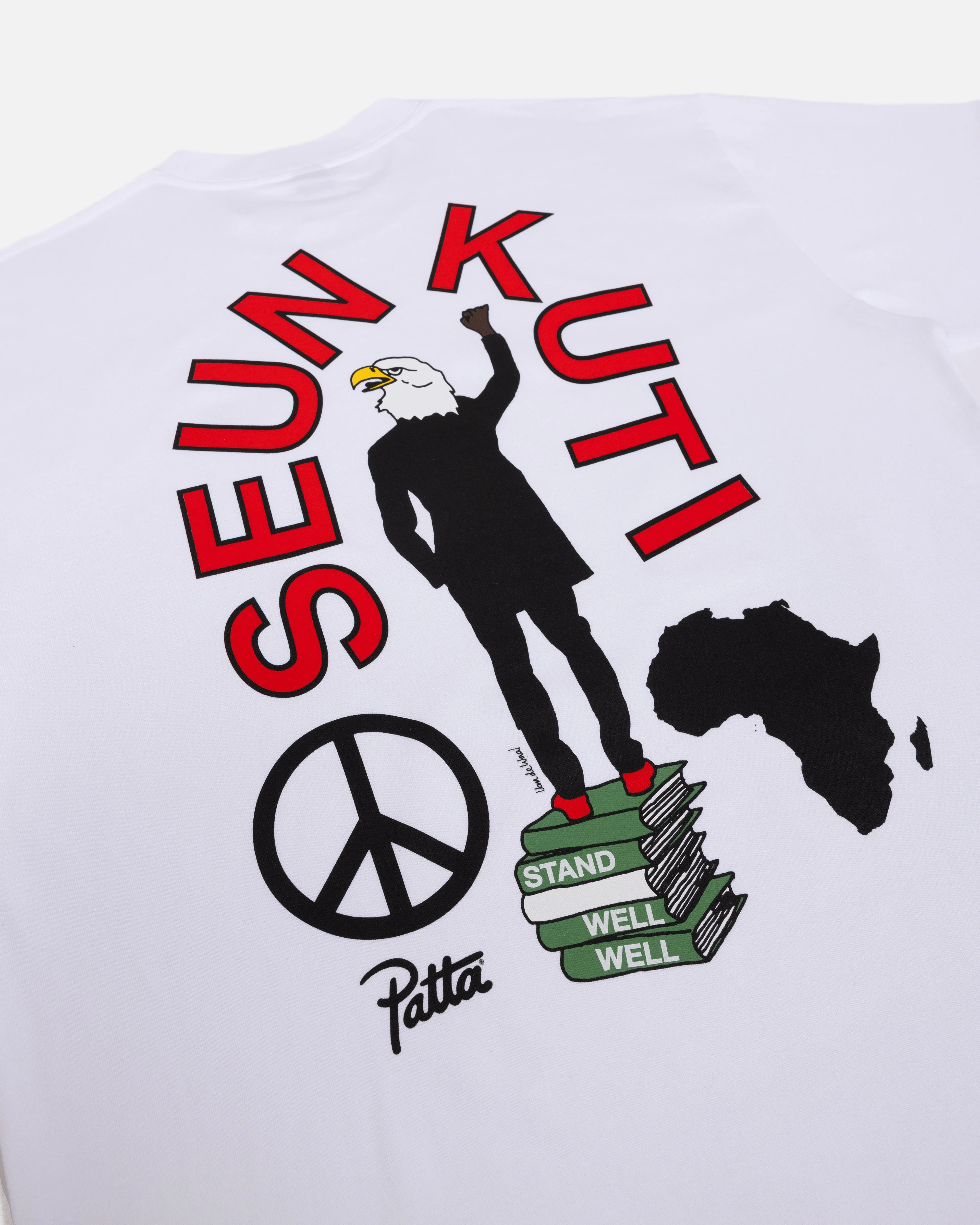 Patta Soundsystem x Seun Kuti T-Shirt (White)