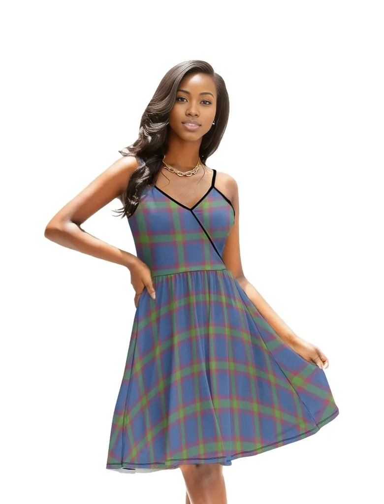 Plaid Women's Elegant Suspender Dress - 5 colors