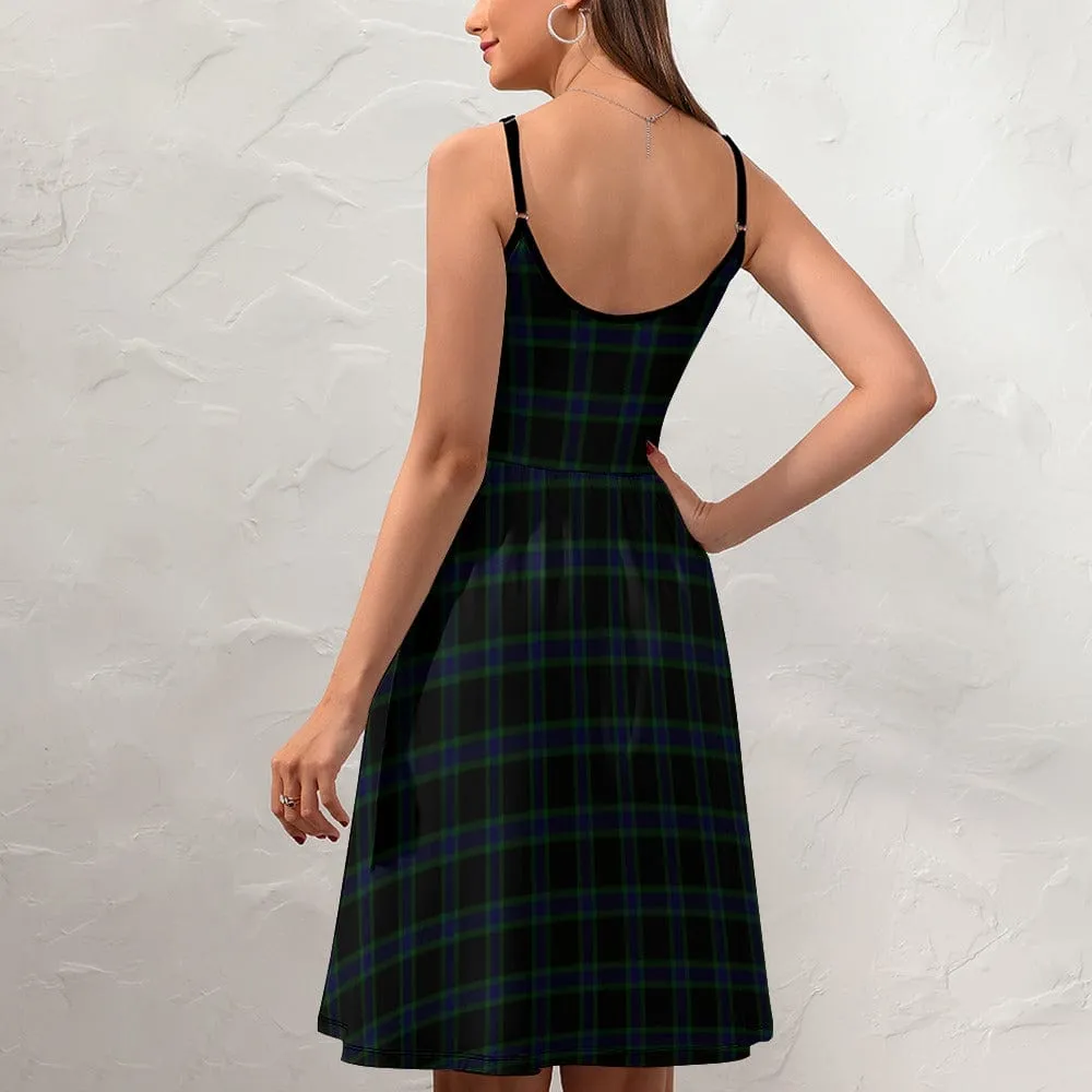 Plaid Women's Elegant Suspender Dress - 5 colors