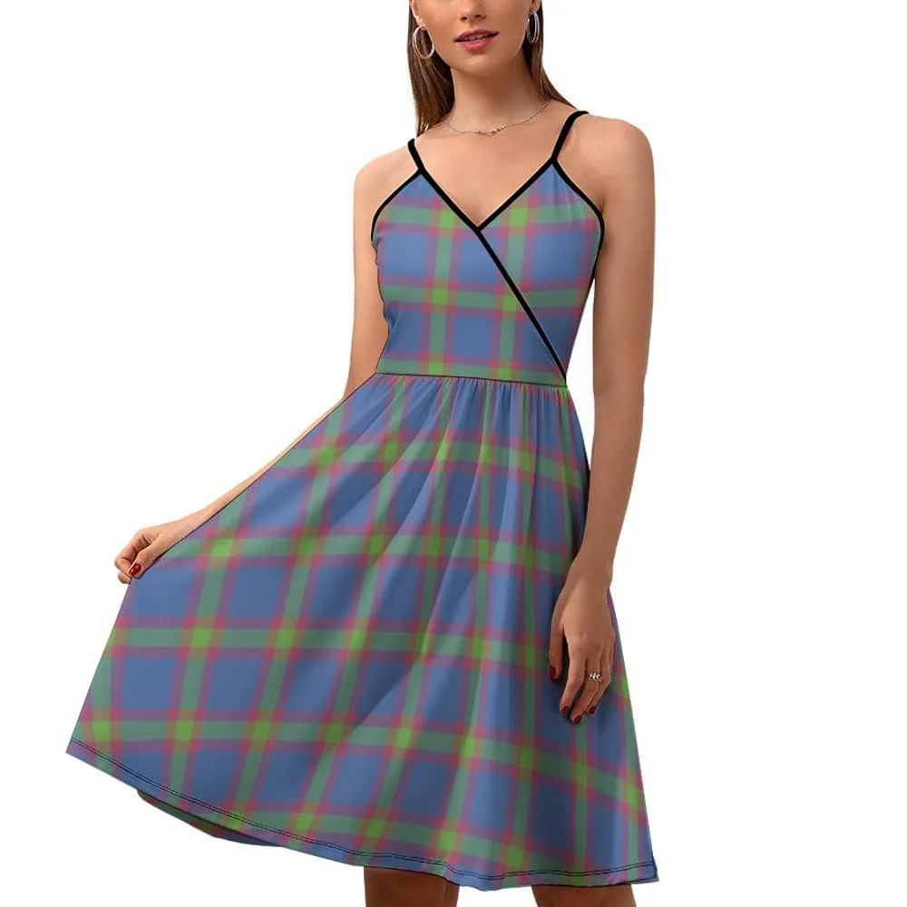 Plaid Women's Elegant Suspender Dress - 5 colors