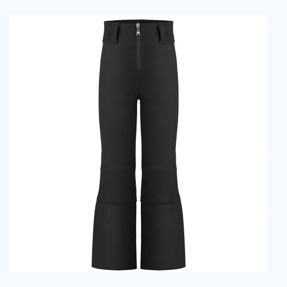 Poivre Blanc Girls Softshell Stretch Slim Ski Pants - Black