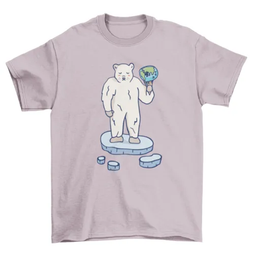 Polar Bear Global Warming T-Shirt