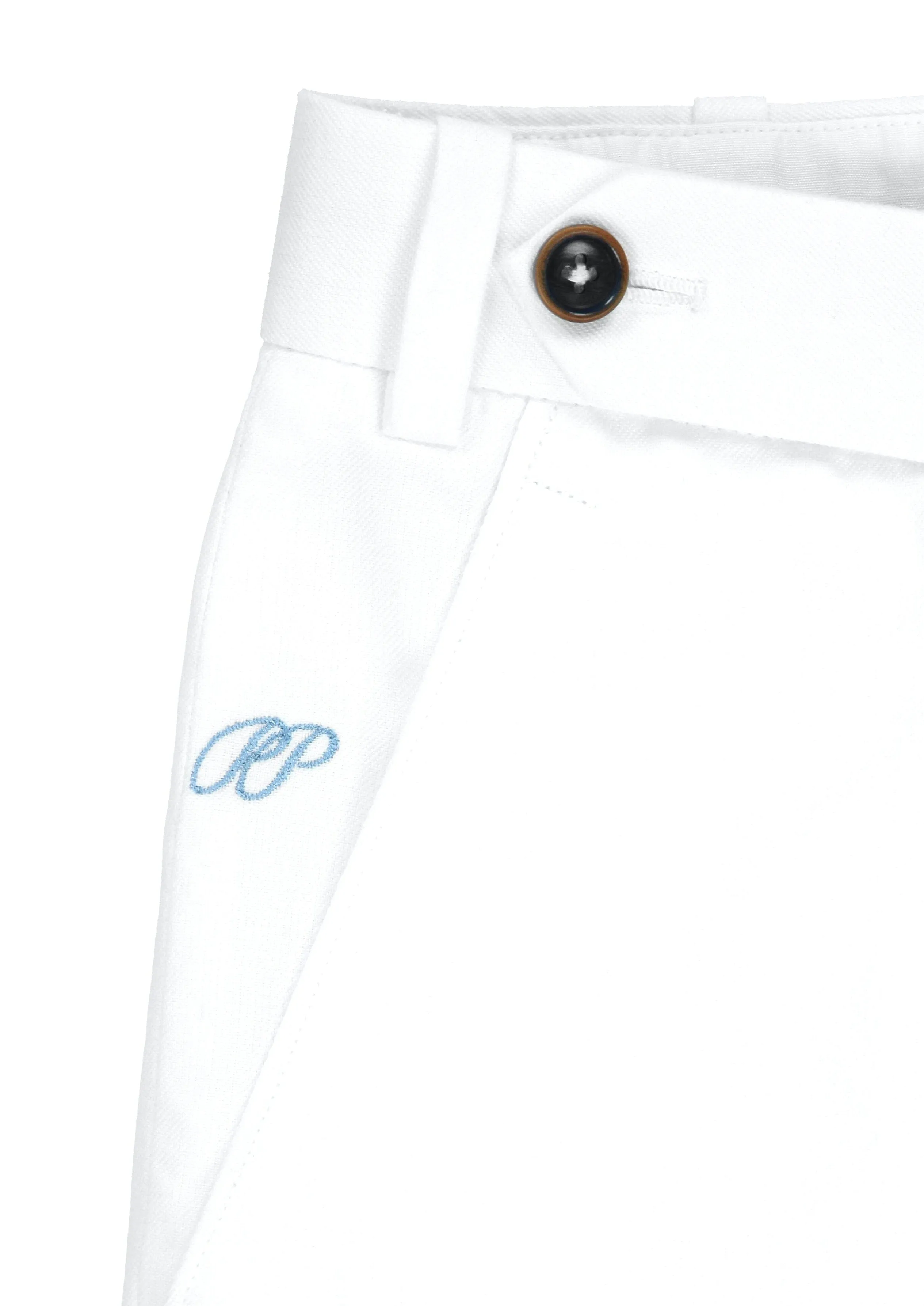 PP Trousers 100% Linen White