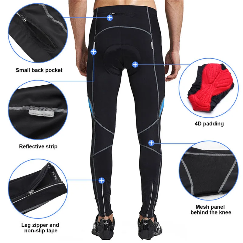 Santic Barry Blue Men Padded Cycling Pants