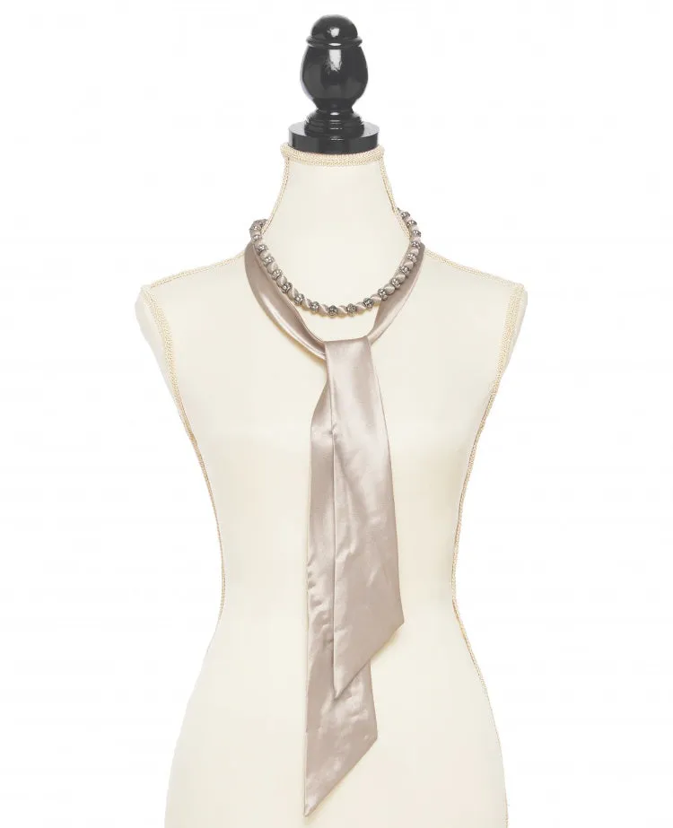 Satin SCARF to BELT NECKLACE