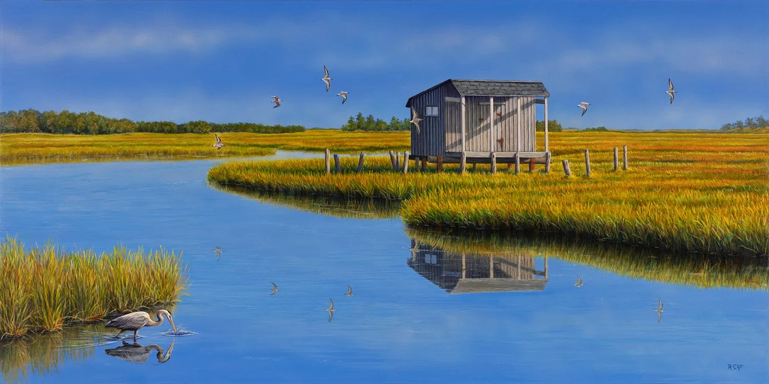 Shack on Marsh - Robert Cyr