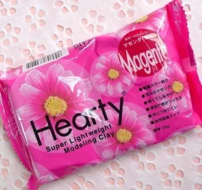 Super Lightweight Modeling Air Dry Paper Clay from Padico Hearty Japan (50g / Magenta) Figurine Doll Making Flower Dollhouse Miniature Craft