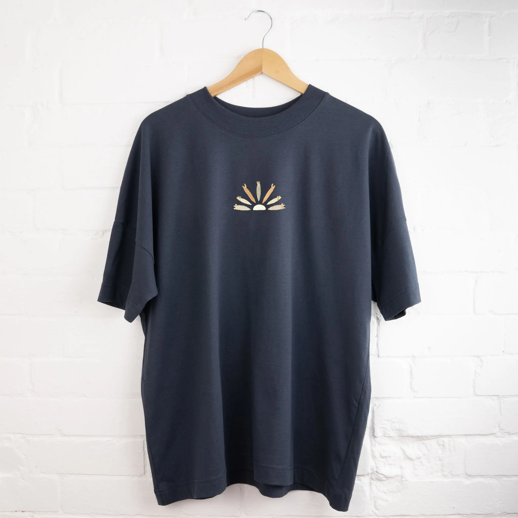 Surfer Sunrise Oversized Unisex T-Shirt