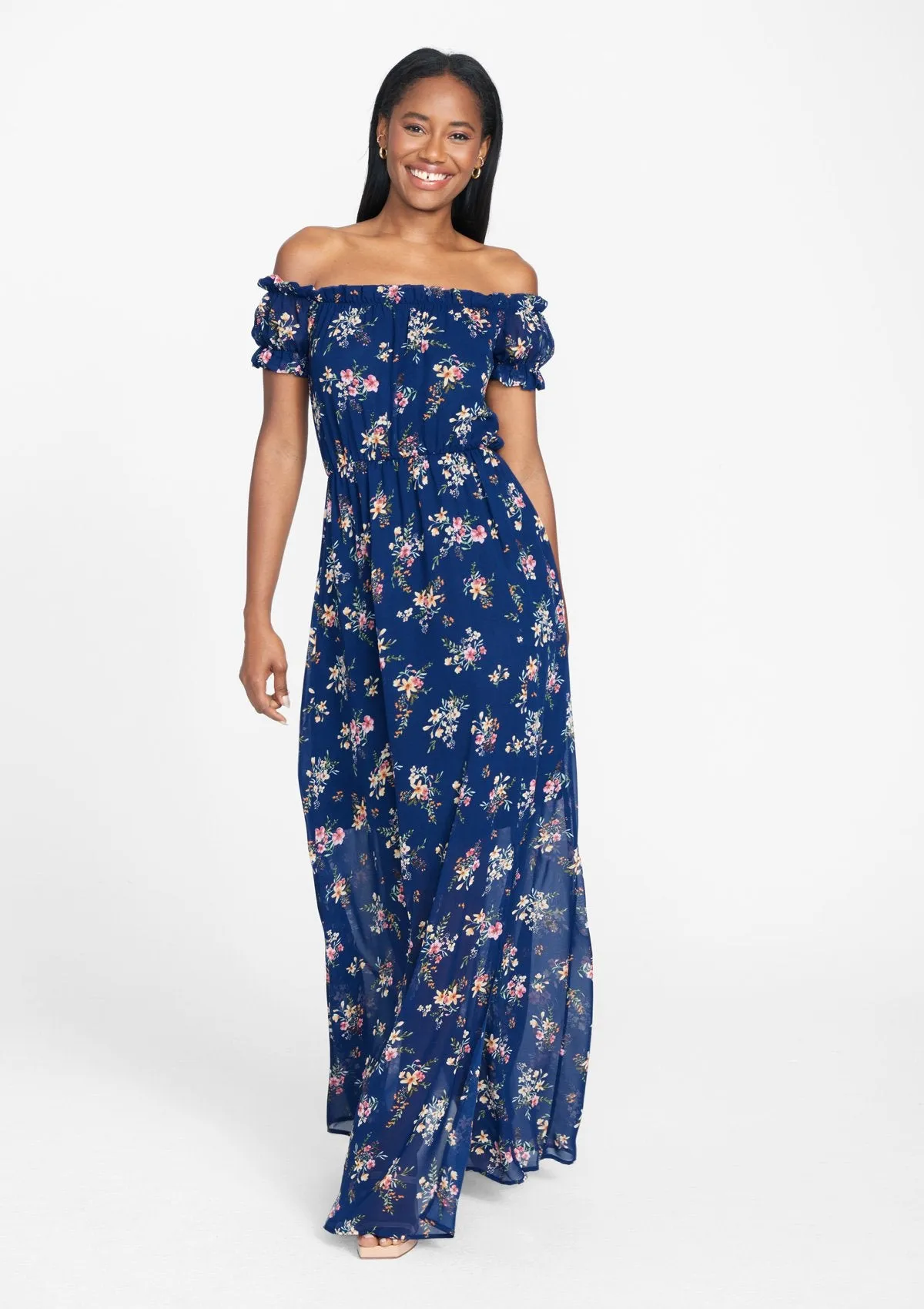 Tall Dana Off Shoulder Dress