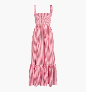 The Anjuli Nap Dress - Red Stripe