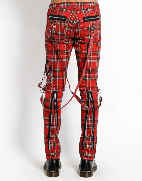 Tripp Red Plaid Bondage Pant