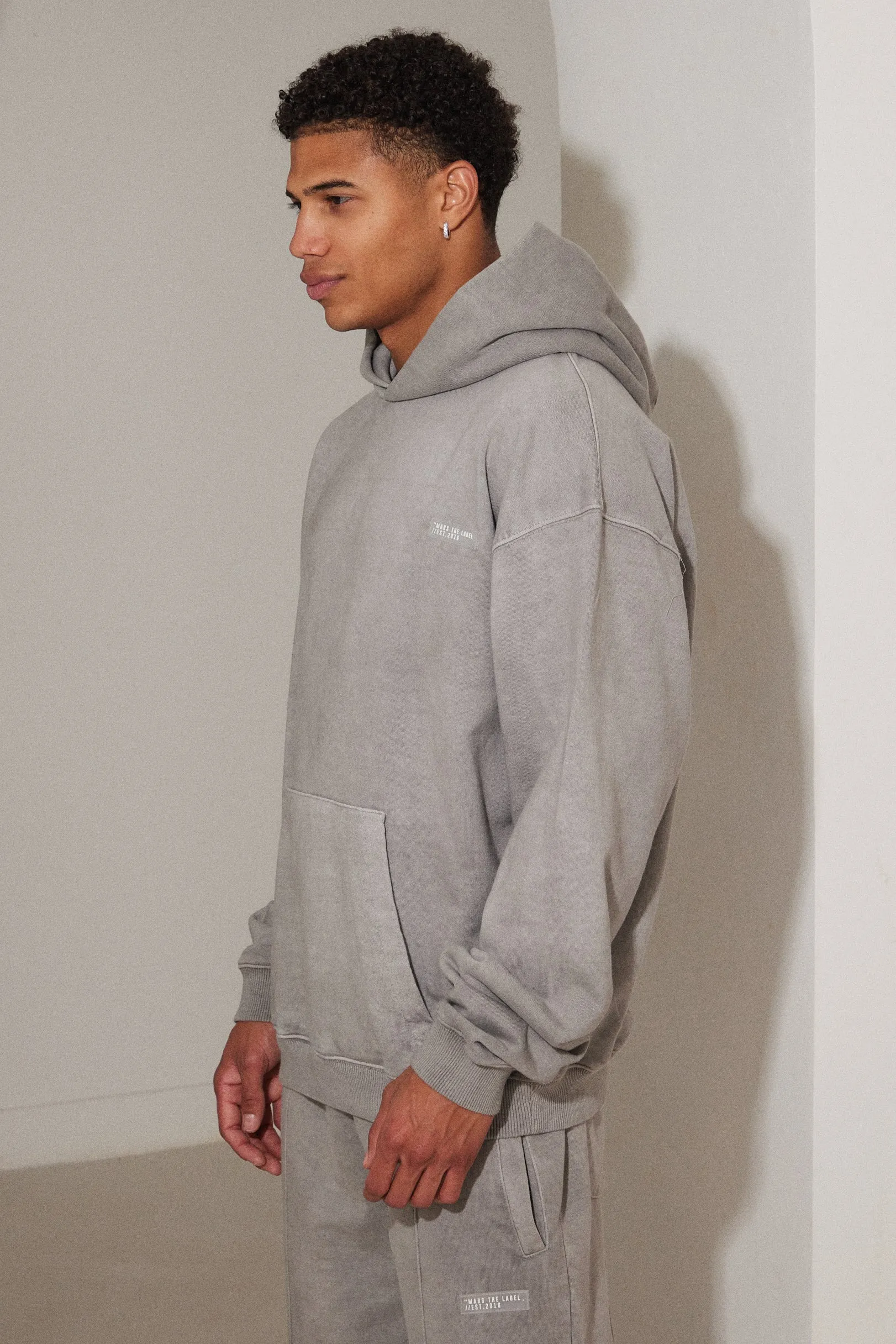 Unisex Hoodie - Grey Wash