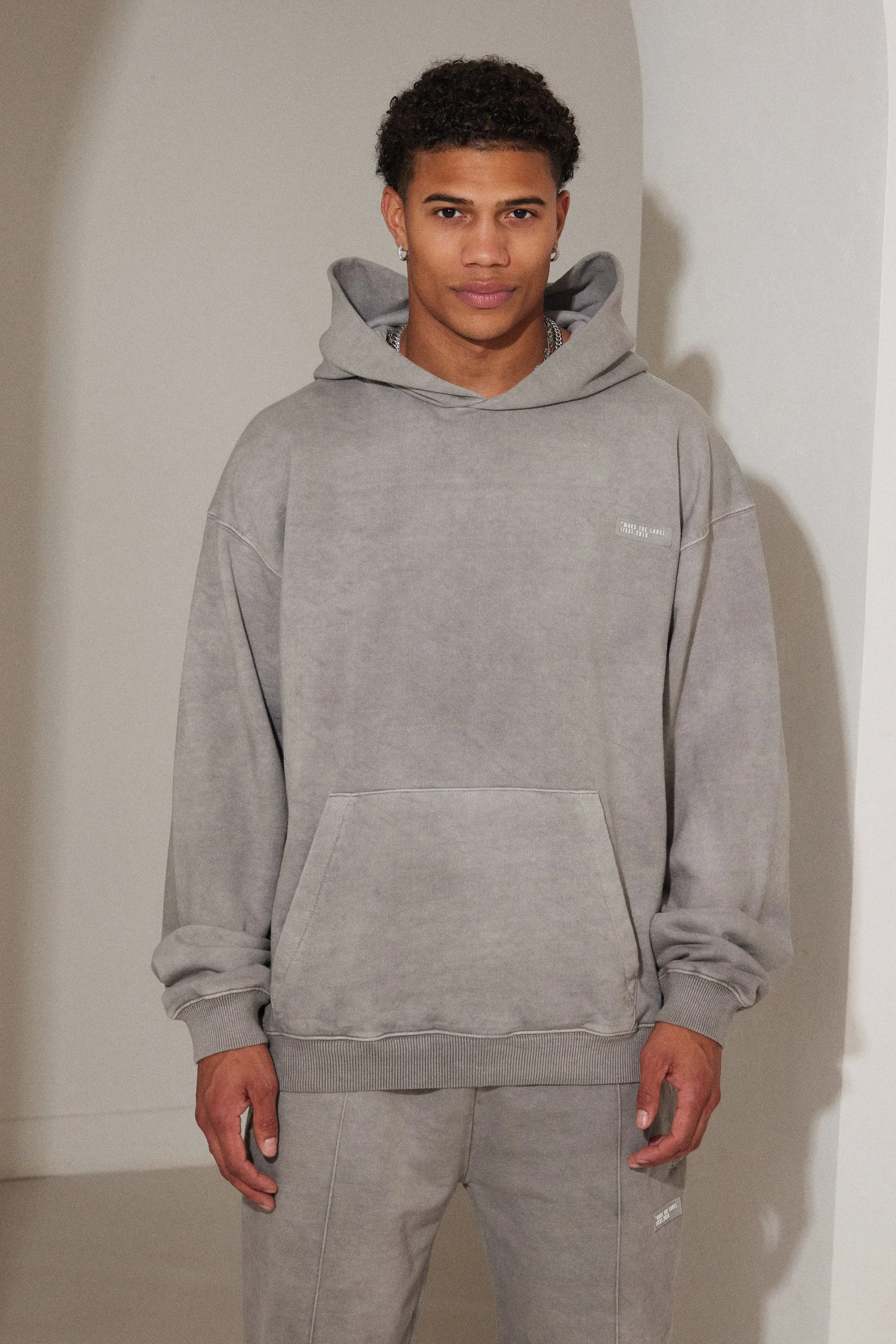 Unisex Hoodie - Grey Wash