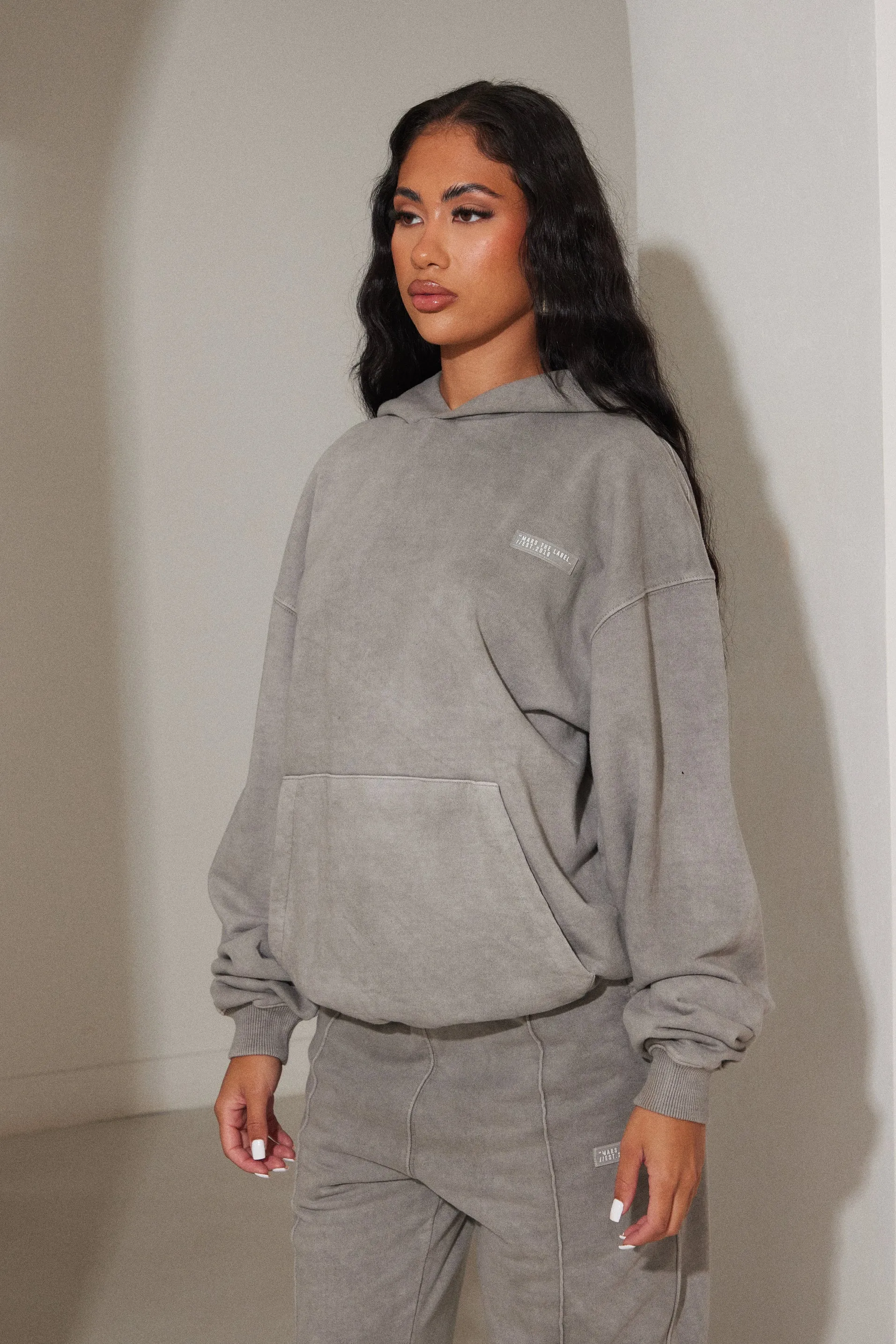 Unisex Hoodie - Grey Wash