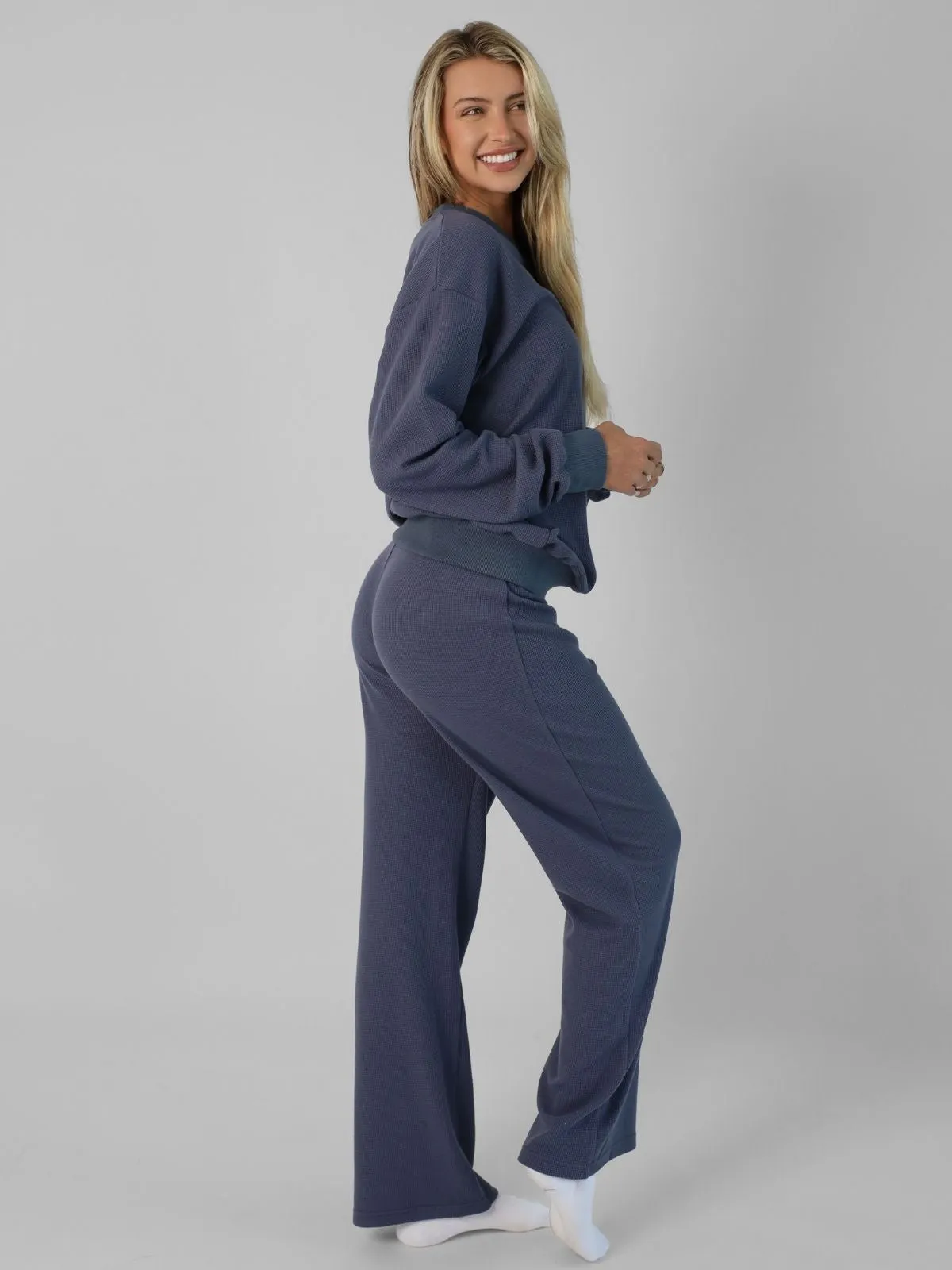 Waffle Lounge Relaxed Sweatpants - Pre-Order