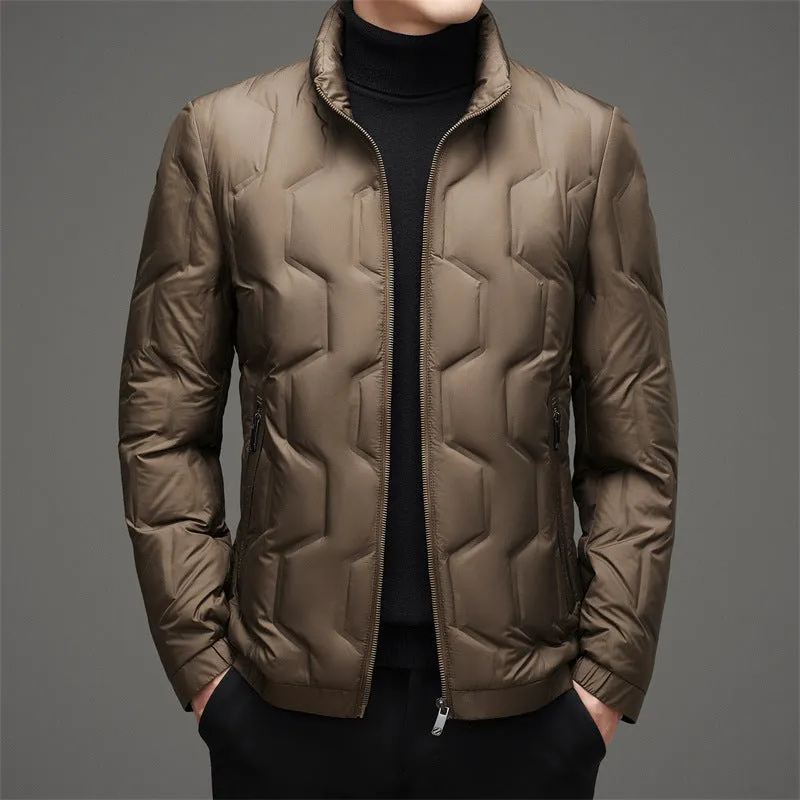 Winter Thin Stand-up Collar Down Jacket Coat