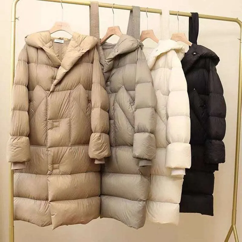 Women's Elegant Long Down Coat