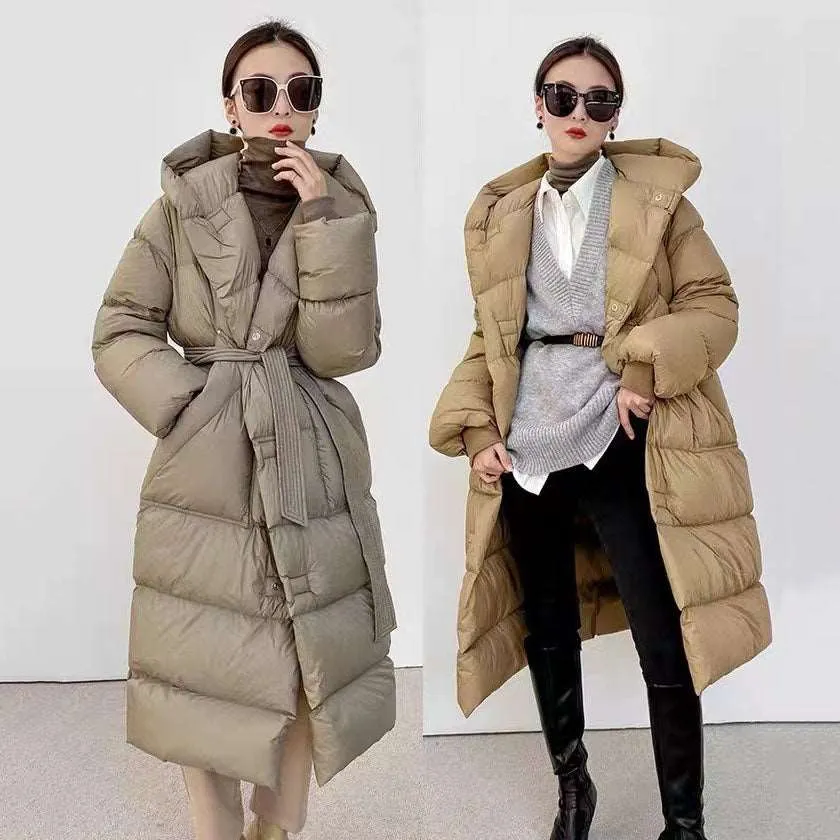 Women's Elegant Long Down Coat