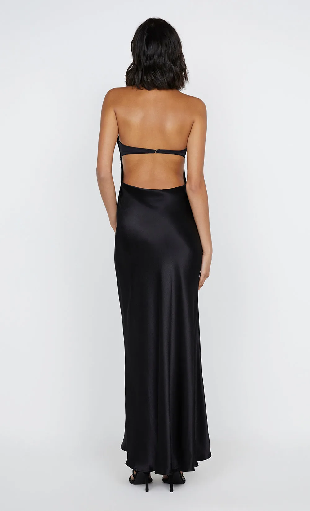 ZARI STRAPLESS DRESS - BLACK